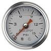 Autometer AutoGage 1.5in Liquid Filled Mechanical 0-15 PSI Fuel Pressure Gauge - Silver thumbnail 7