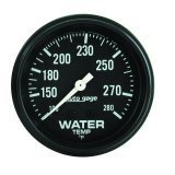 Autometer AutoGage 2 5/8in Mechanical 100-280 Deg Water Temp Gauge - Black thumbnail 2