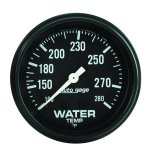 Autometer AutoGage 2 5/8in Mechanical 100-280 Deg Water Temp Gauge - Black thumbnail 3