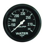 Autometer AutoGage 2 5/8in Mechanical 100-280 Deg Water Temp Gauge - Black thumbnail 4
