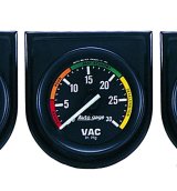 Autometer AutoGage 52.4mm Mechanical 30 In Hg Vacuum Gauge - Black thumbnail 9