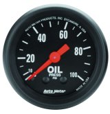 Autometer Z Series 52mm 0-100 PSI Mechanical Oil Pressure Gauge thumbnail 8