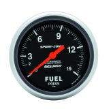 Autometer Sport-Comp 2 5/8in 0-15 PSI Mechanical Fuel Pressure Gauge thumbnail 2