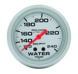 Autometer Ultra-Lite 66.7mm 120-240 Deg F Mechanical Water Temperature Gauge - White thumbnail 8
