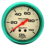 Autometer Ultra-Nite 66.7mm 0-100 PSI Mechanical Oil Pressure Gauge thumbnail 3