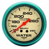 Autometer Ultra-Nite 66.7mm 140-280 Deg F Mechanical Water Temp Gauge thumbnail 1