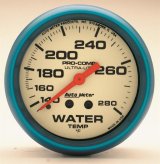 Autometer Ultra-Nite 66.7mm 140-280 Deg F Mechanical Water Temp Gauge thumbnail 2