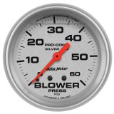 Autometer Ultra-Lite 66.7mm 0-60 PSI Liquid Filled Mechanical Blower Pressure Gauge thumbnail 1