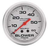 Autometer Ultra-Lite 66.7mm 0-60 PSI Liquid Filled Mechanical Blower Pressure Gauge thumbnail 3