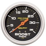 Autometer Pro-Comp 2 5/8in 0-35 PSI Liquid Filled Mech Boost Pressure Gauge thumbnail 8