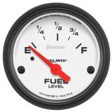 Autometer Phantom 52mm Short Sweep Electric Fuel Level Gauge thumbnail 1