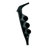 Autometer 92-97 Ford F Series (exc 97 F-150) Triple Pillar - Black thumbnail 5