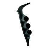 Autometer 92-97 Ford F Series (exc 97 F-150) Triple Pillar - Black thumbnail 9