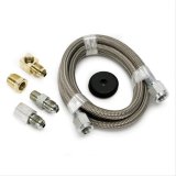 Autometer #4 Braided SS Line (-4AN) 4ft 3/16in ID Fittings thumbnail 1