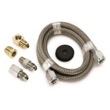 Autometer #4 Braided SS Line (-4AN) 4ft 3/16in ID Fittings thumbnail 2
