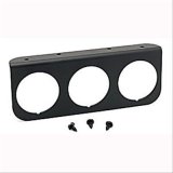 Autometer 2-1/16in Black 3-Hole Gauge Panel thumbnail 1