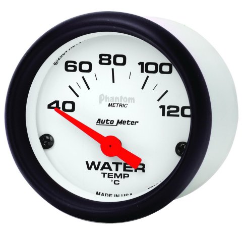 Autometer Phantom 52mm 40-120 Deg C Electronic Water Temp Gauge thumbnail 2