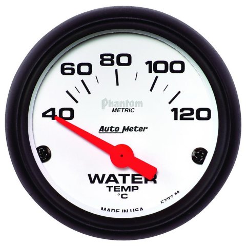 Autometer Phantom 52mm 40-120 Deg C Electronic Water Temp Gauge thumbnail 4