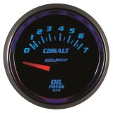 Autometer Cobalt 52mm 0-7 BAR Short Sweep Electric Oil Pressure Gauge thumbnail 5