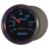 Autometer Cobalt 52mm 2 BAR Mechanical Boost Gauge thumbnail 2