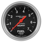 Autometer Sport-Comp 2 5/8in 0-7 Kg/Cm2 Mechanical Fuel Pressure Gauge thumbnail 3