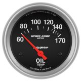Autometer Sport-Comp 66.7mm 60-170 Deg C Short Sweep Electronic Oil Temperature Gauge thumbnail 3
