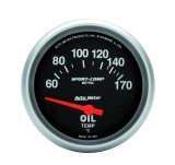 Autometer Sport-Comp 66.7mm 60-170 Deg C Short Sweep Electronic Oil Temperature Gauge thumbnail 4