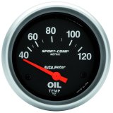Autometer Sport-Comp 66.7mm 40-120 Deg C Short Sweep Electronic Oil Temperature Gauge thumbnail 3