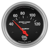 Autometer Sport-Comp 66.7mm 40-120 Deg C Short Sweep Electronic Oil Temperature Gauge thumbnail 4