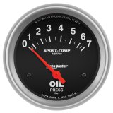 Autometer Sport-Comp 66.7mm 0-7 BAR Short Sweep Electronic Oil Pressure Gauge thumbnail 3