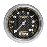 Autometer Carbon Fiber 3 3/8 10000 RPM In-Dash Tachometer thumbnail 4
