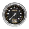 Autometer Carbon Fiber 3 3/8 10000 RPM In-Dash Tachometer thumbnail 6