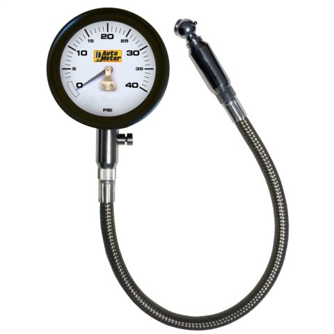 Autometer NASCAR Performance 40PSI Lo-Pressure Tire Pressure Gauge thumbnail 4