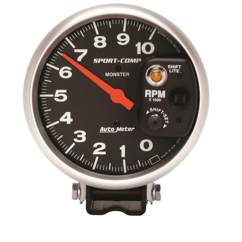 Autometer Sport-Comp 52mm 45 PSI Mechanical Boost Gauge thumbnail 5