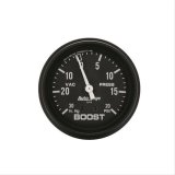 Autometer Black 2-5/8in 30 In Hg-Vac / 20 PSI Mechanical Vacuum/Boost Gauge thumbnail 1