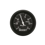 Autometer Black 2-5/8in 30 In Hg-Vac / 20 PSI Mechanical Vacuum/Boost Gauge thumbnail 4