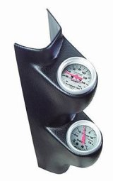 Autometer 84-96 Chevrolet Corvette Black Dual 52mm Gauge Pod thumbnail 2