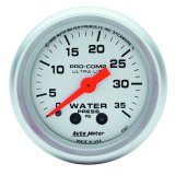 Autometer Ultra-Lite 52mm 35 PSI Mechanical Water Pressure Gauge thumbnail 3