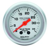Autometer Ultra-Lite 52mm 35 PSI Mechanical Water Pressure Gauge thumbnail 8