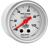 Autometer Ultra-Lite 52mm 0-1.0 Bar Mechanical Fuel Pressure Gauge thumbnail 4