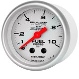 Autometer Ultra-Lite 52mm 0-1.0 Bar Mechanical Fuel Pressure Gauge thumbnail 6