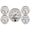 Autometer Old Tyme White 5 Piece Kit (Elec Speed/Elec Oil Press/Water Temp/Volt/Fuel Level) In-Dash thumbnail 7