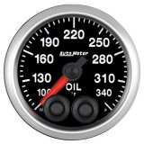 Autometer Elite 52mm 100-340 Deg F Oil Temp Peak & Warn w/ Electronic Control Gauge thumbnail 1