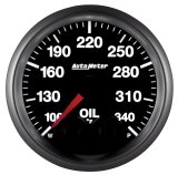 Autometer Elite 52mm 100-340 Deg F Oil Temp Peak & Warn w/ Electronic Control Gauge thumbnail 4