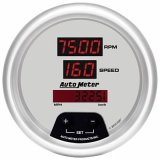 Autometer Ultra-Lite 3 3/8in 8000 RPM/ 160mph Digital Tach Speedo Combo thumbnail 1