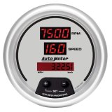Autometer Ultra-Lite 3 3/8in 8000 RPM/ 160mph Digital Tach Speedo Combo thumbnail 3