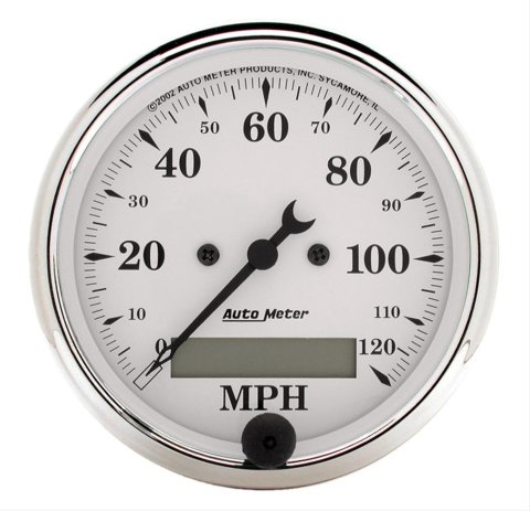 Autometer 3 1/8in 0-190km/h Old Tyme Elec. Programmable Speedometer