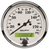 Autometer 3 1/8in 0-190km/h Old Tyme Elec. Programmable Speedometer thumbnail 2