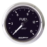 Autometer Cobra 2 inch 0-15 PSI w/ ISO Fuel Pressure Gauge thumbnail 2