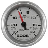 Autometer UL II 2-5/8in 30in HG/20 PSI Mechanical Boost/Vacuum Gauge thumbnail 2